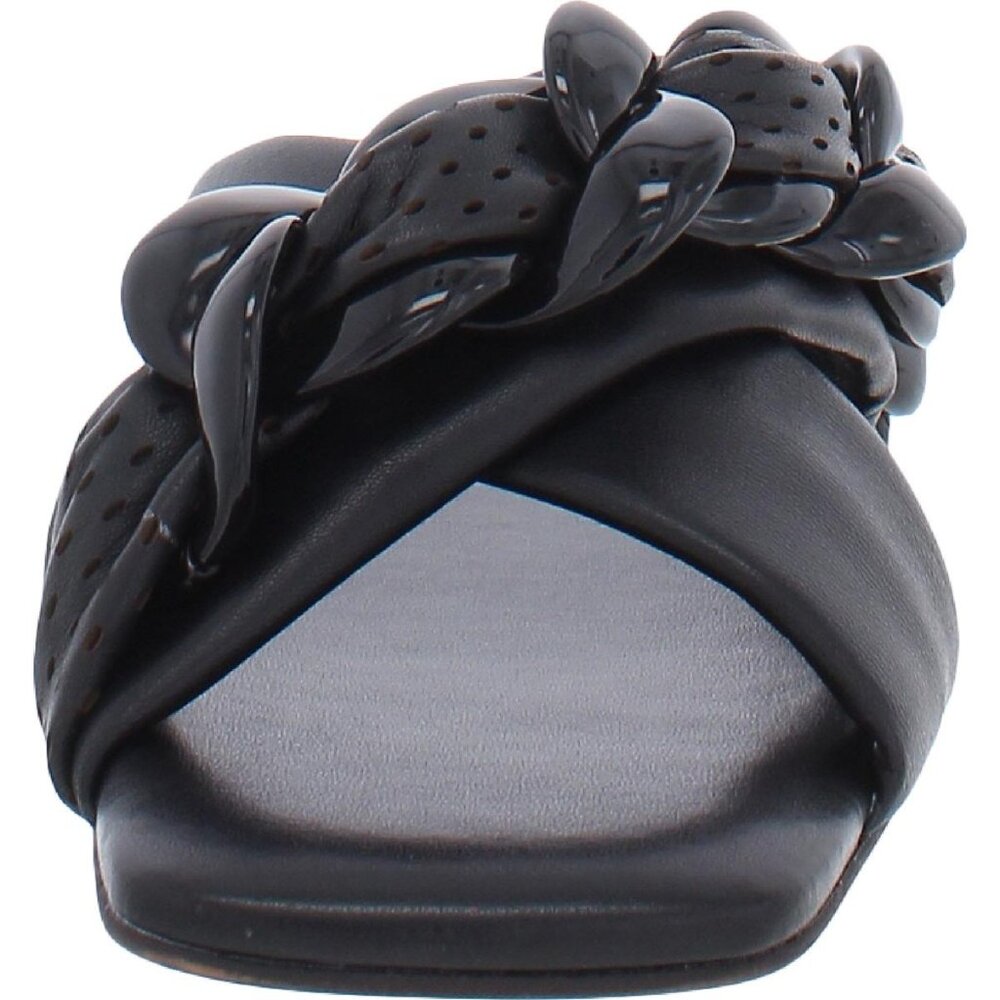 VINCE CAMUTO Azori Black Cushioned Flat Slide Sandals 6.5 M US 37 EU - Picture 7 of 8